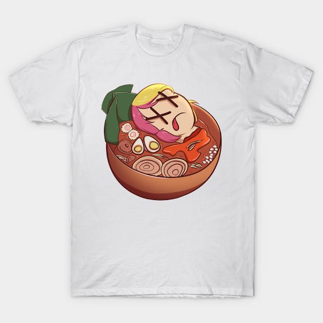 Ramen Halloween Cute Food T-Shirt by hitoridraws